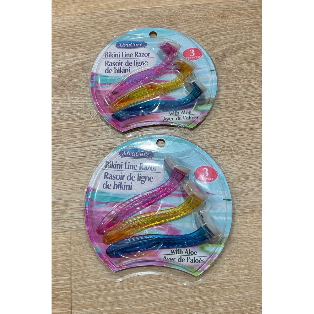 Extra Care Bikini Line Razors 2 Packs Of 3 New In Packaging